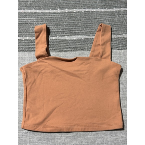 Abercrombie & Fitch Tops - Abercrombie & Fitch Soft A&F Collection Tan Brown Square Neck Crop Tank Top XS